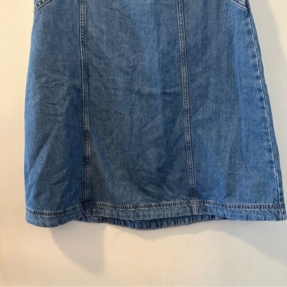 Old Navy Western Equestrian High-Rise Drapey Denim Midi Skirt Size 4 - Picture 6 of 14